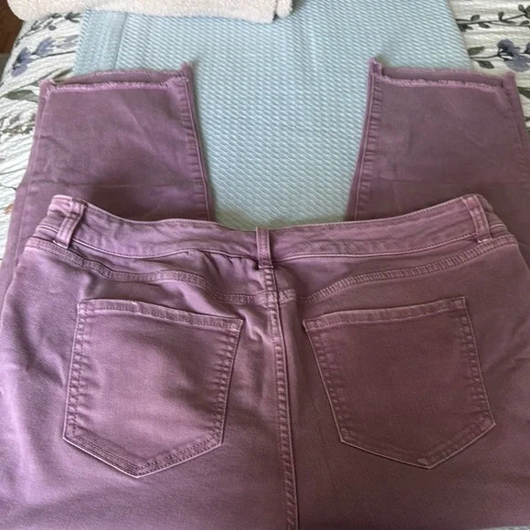 Lane Bryant Women's Purple Jeans - Picture 4 of 6